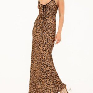 Rumored Daytona Maxi Dress in Leopard Medium